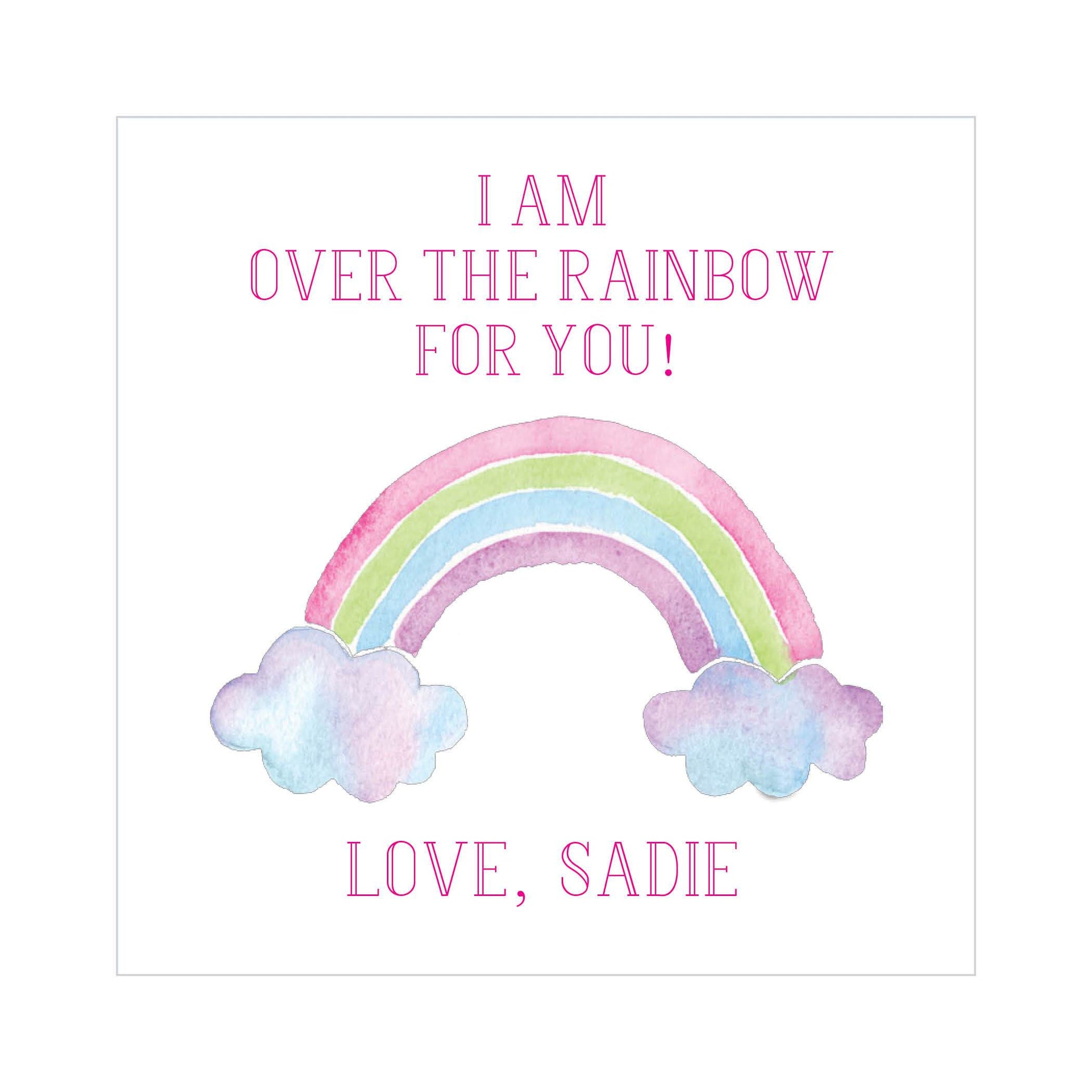 Over the Rainbow Valentine's Tags