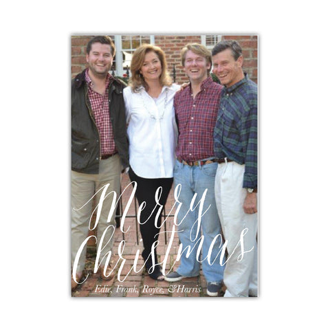Modern Merry Holiday Card
