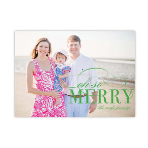 Oh So Merry Christmas Card