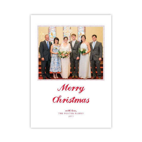 Simplistic Merry Christmas Card