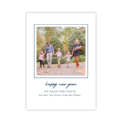 Happy New Year Simple Holiday Card